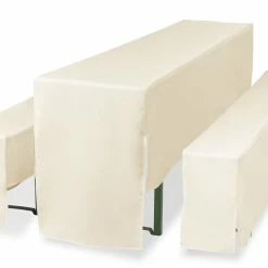 Null TexDeko Biertischhusse Für Bierzeltgarnitur 220x50cm Premium PRO 3/4 Lang Mit Beinfreiheit Blickdicht Waschbar (Creme) 13 Null TexDeko Biertischhusse Für Bierzeltgarnitur 220x50cm Premium PRO 3/4 Lang Mit Beinfreiheit Blickdicht Waschbar (Creme) -Lightpak Shop 1e7ef4b6 44db 4fb6 9d2c ad362f948c6f