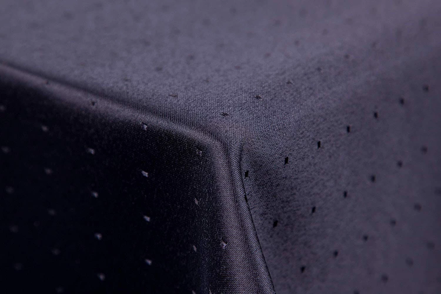 Null Punkte Damast Tischdecke 130x220 Eckig Schwarz, Pflegeleicht, Hochwertig, Bügelarm, Schnelltrocknend, Farbecht 1 Null Punkte Damast Tischdecke 130x220 Eckig Schwarz, Pflegeleicht, Hochwertig, Bügelarm, Schnelltrocknend, Farbecht