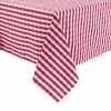 Null Gastronoble Mitre Comfort Gingham Tischdecke Rot-weiß Kariert 178cm
