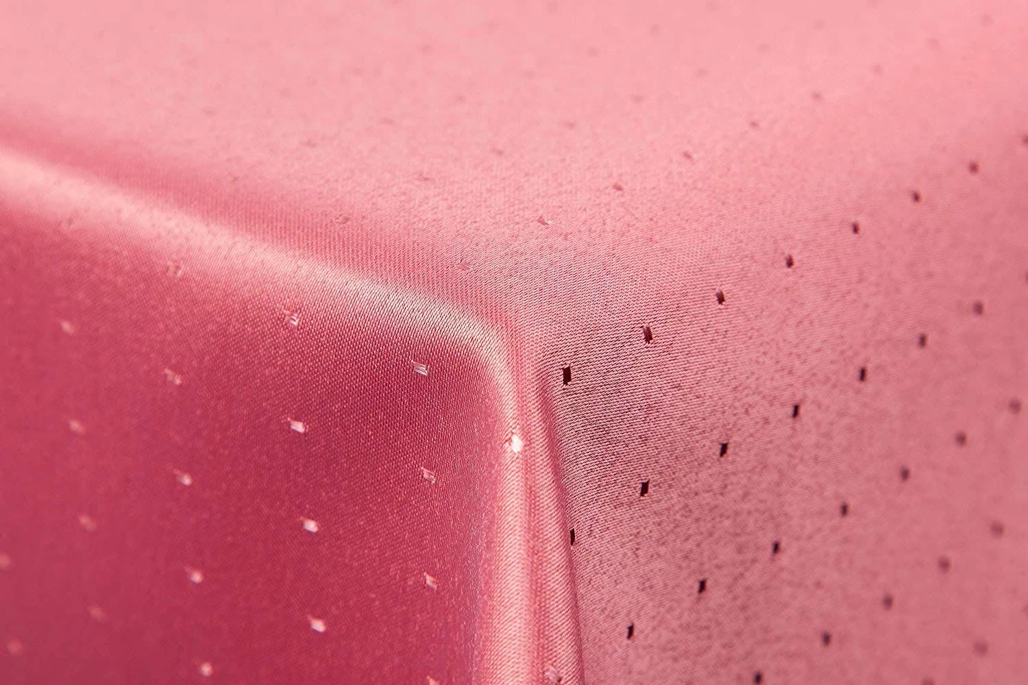 Null Punkte Damast Tischdecke Von First-Tex 110x140 Cm, Rosa, Pflegeleicht, Hochwertig, Bügelarm, Schnelltrocknend, Farbecht 1 Null Punkte Damast Tischdecke Von First-Tex 110x140 Cm, Rosa, Pflegeleicht, Hochwertig, Bügelarm, Schnelltrocknend, Farbecht