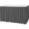 Null Gastro Uzal Skirting Excellent Plisseefalte 410 X 73 Cm Farbe: Anthrazit