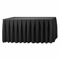 Null Gastro Uzal Skirting Excellent Kellerfalte 410 X 73 Cm Farbe: Schwarz