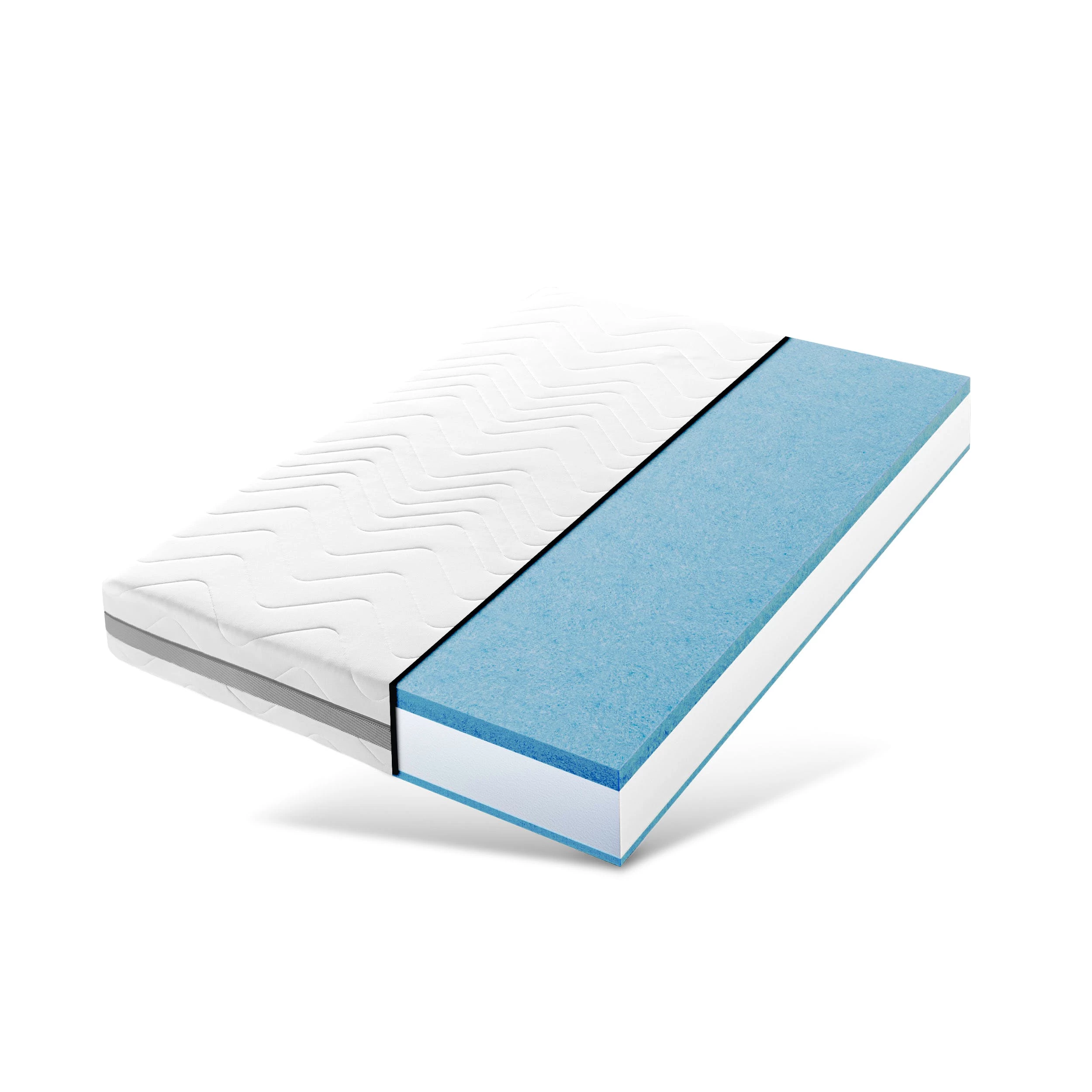 Null Matratze 180x200 - Höhe 24cm - Premium Federkernmatratze Mit Taschenfedern - Matratze H3 H4 - 7 Zonen Taschenfederkernmatratze - Waschbarer Bezug 2 Null Matratze 180x200 - Höhe 24cm - Premium Federkernmatratze Mit Taschenfedern - Matratze H3 H4 - 7 Zonen Taschenfederkernmatratze - Waschbarer Bezug – Bild 2