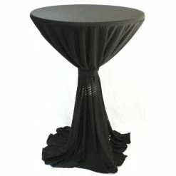 Null Gastro Uzal - Milano Stehtischdecke Überwurf 80 - 100 Cm Schwarz -Lightpak Shop 4d40b3f6 c23a 4953 9b0f fc3337baf442