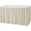 Null Gastro Uzal Skirting Excellent Plisseefalte 490 X 73 Cm Farbe: Ecru