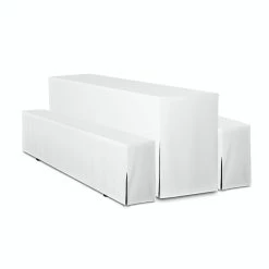 Null TexDeko Biertischhusse Premium Für Bierzeltgarnitur 220 X 70cm Blickdicht Waschbar Nur Tisch (Weiß) -Lightpak Shop 9408bdd7 cd21 4fa0 95e0 89985012a29e scaled
