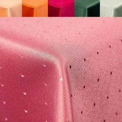 Null Punkte Damast Tischdecke Von First-Tex, 90x90 Cm ,rosa, Pflegeleicht, Hochwertig, Bügelarm, Schnelltrocknend, Farbecht -Lightpak Shop 961ef47e eeef 4ba7 9b1b 5d630d46f9d2