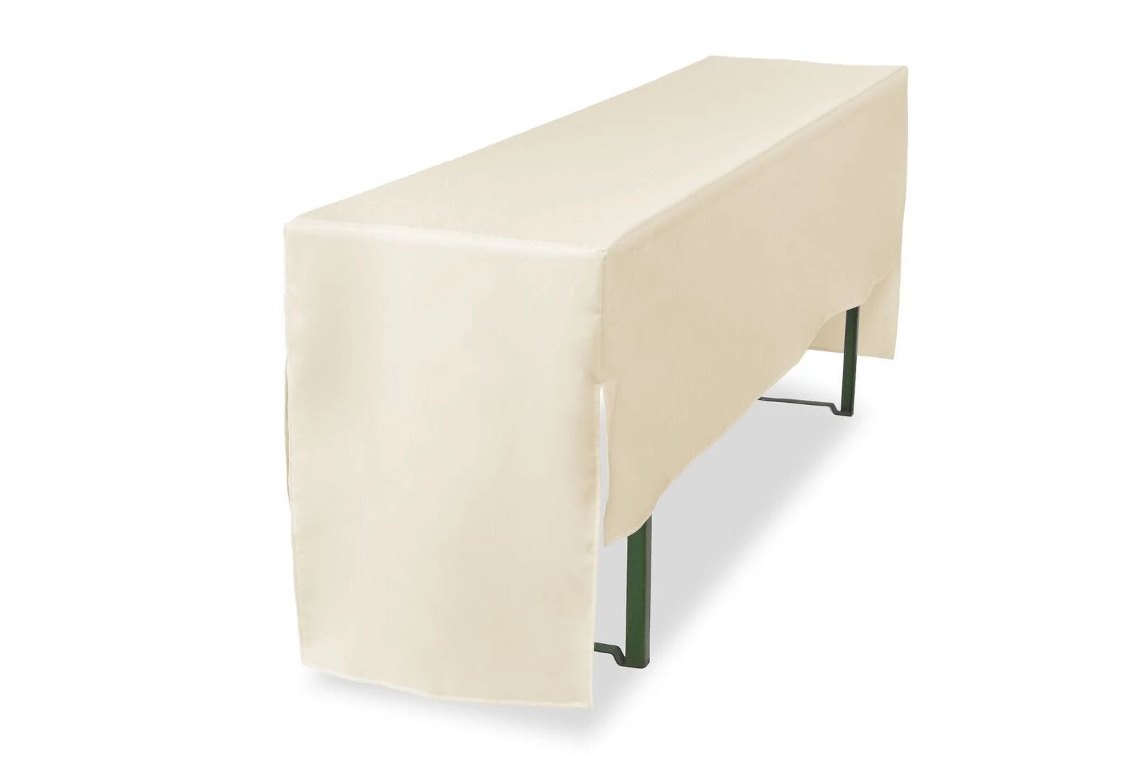 Null TexDeko Biertischhusse Für Bierzeltgarnitur 220x50cm Premium PRO 3/4 Lang Mit Beinfreiheit Blickdicht Waschbar (Creme) 1 Null TexDeko Biertischhusse Für Bierzeltgarnitur 220x50cm Premium PRO 3/4 Lang Mit Beinfreiheit Blickdicht Waschbar (Creme)
