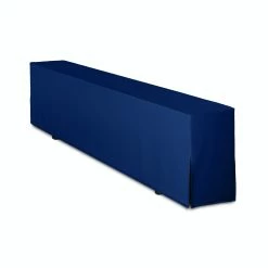 Null TexDeko Bierbankhusse Für Bierzeltgarnitur 220cm Premium Blickdicht Waschbar Festzeltgarnitur (nur Bank) Blau