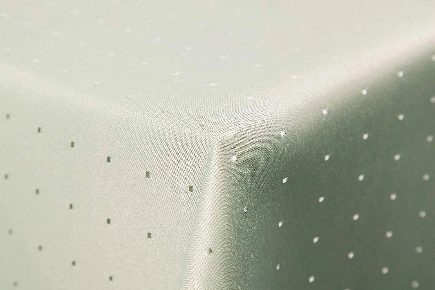 Null Punkte Damast Tischdecke Von First-Tex 130x160 Hellgrün, Pflegeleicht, Hochwertig, Bügelarm, Schnelltrocknend, Farbecht 1 Null Punkte Damast Tischdecke Von First-Tex 130x160 Hellgrün, Pflegeleicht, Hochwertig, Bügelarm, Schnelltrocknend, Farbecht