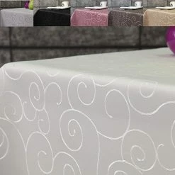 Null First-Tex, Ornament Damast Tischdecke, 160x220 Cm, Oval, Creme, Pflegeleicht, Hochwertig, Bügelarm, Schnelltrocknend 12 Null First-Tex, Ornament Damast Tischdecke, 160x220 Cm, Oval, Creme, Pflegeleicht, Hochwertig, Bügelarm, Schnelltrocknend -Lightpak Shop dc99cf60 1362 48b9 b459 687820e81773
