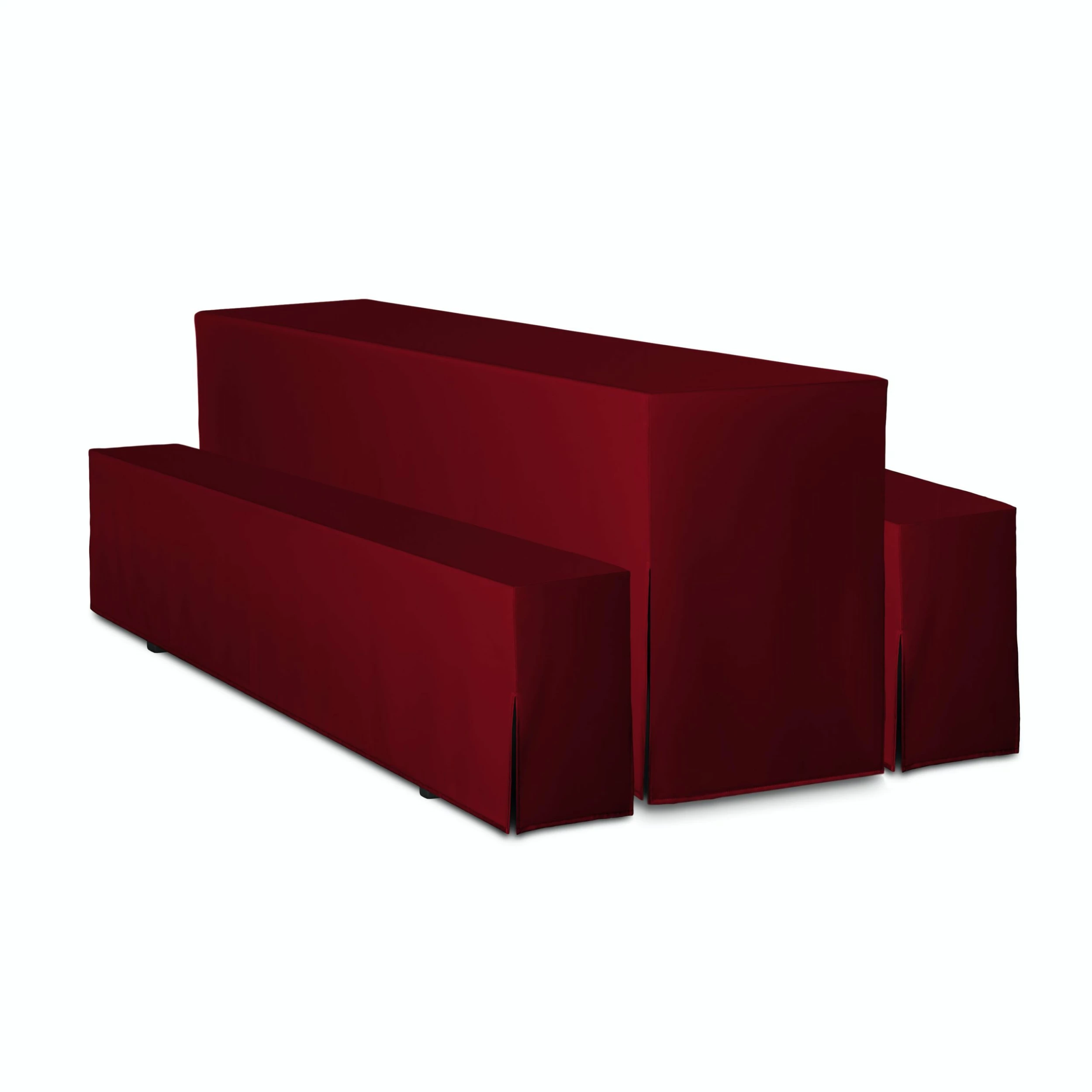 Null TexDeko Biertischhusse Premium Für Bierzeltgarnitur 220 X 50cm Blickdicht Waschbar Nur Tisch (Bordeaux) 7 Null TexDeko Biertischhusse Premium Für Bierzeltgarnitur 220 X 50cm Blickdicht Waschbar Nur Tisch (Bordeaux) – Bild 7