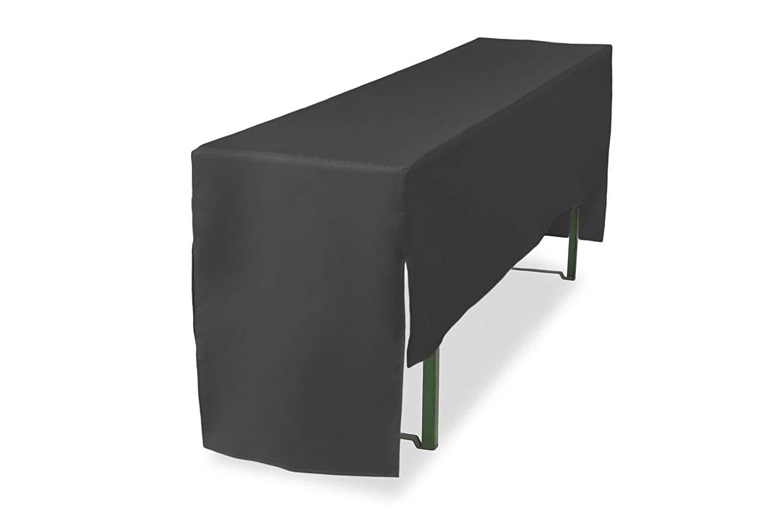 Null TexDeko Biertischhusse Für Bierzeltgarnitur 220x50cm Premium PRO 3/4 Lang Mit Beinfreiheit Blickdicht Waschbar (Creme) 2 Null TexDeko Biertischhusse Für Bierzeltgarnitur 220x50cm Premium PRO 3/4 Lang Mit Beinfreiheit Blickdicht Waschbar (Creme) – Bild 2