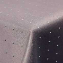 Null Punkte Damast Tischdecke Eckig, 160x260 Cm, Von First-Tex, Weiß, Pflegeleicht, Hochwertig, Bügelarm, Schnelltrocknend -Lightpak Shop ec32067d 415d 414a a3b3 13c42f7cef3c