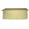 Null Gastro Uzal Eckige Deluxe Tischhusse 80 X 180 Cm Creme