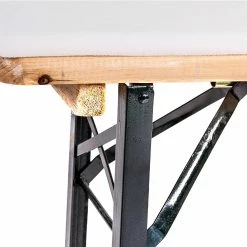 Null TexDeko Bierbankhusse Premium PRO Gepolstert Für Bierzeltgarnitur 220cm Blickdicht Strapazierfähig Festzeltgarnitur Husse (Creme + Polsterung) -Lightpak Shop f9bb1328 9435 42f0 b13c a6db12867220